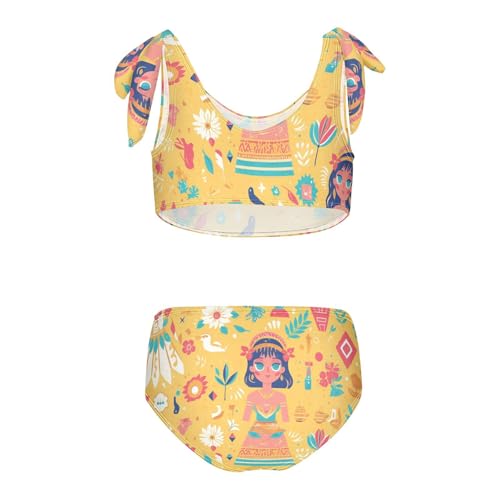 KLL The Theme of Ancient Greece Girls 2 Piece Bikini Sets Quick-Dry Swimsuit Swimwear Adjustable Strap2