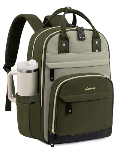 Image of LOVEVOOK Laptop Backpack for Women, Travel Backpacks Work Anti-Theft Bag, Backpack Purse, Conputer bags with USB, Waterproof