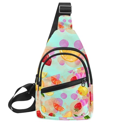Sac de poitrine pour femme bleu citron imperméable de voyage