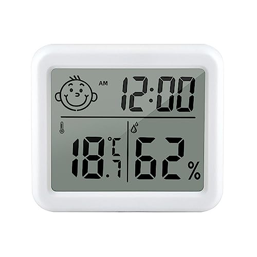 大画面デジタル温度計 LCD ディスプレイ温湿度計温度湿度計ウェザーステーションメモリ電池付き
