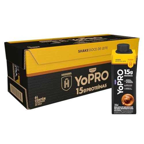 Pack YoPRO Bebida Láctea UHT Doce de Leite Havanna 15g de Proteínas 250ml - 24 unidades