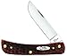 CASE XX WR Pocket Knife Chestnut Jigged Bone Sod Buster Junior(Cv) Item #7014 - (6137 Cv) - Length Closed: 3 5/8 Inches