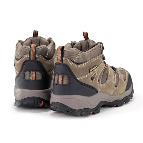 Milwaukee Leather Men's Brown Suede Lace-Up Waterproof Outdoor Hiking Boots MBM91504