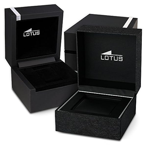 Lotus Herr analog kvartsur med rostfritt stålrem 18758/6, En storlek, armband