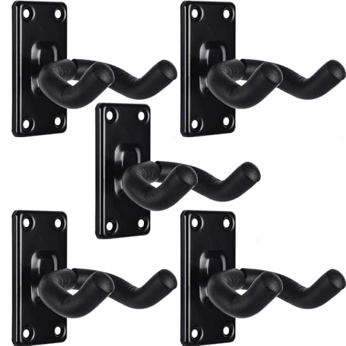Guitar Wall Mount Hangers 5 Pack Hanging Guitar Mount for Acoustic Electric Guitar Hanger Wall Mount