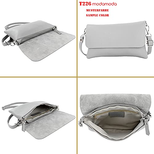 T226 - Italian leather clutch shoulder bag small3