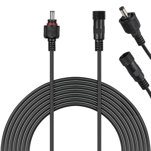 Cable de extensión para alimentación contra caídas de voltaje en cámaras y bombas solares, 5m