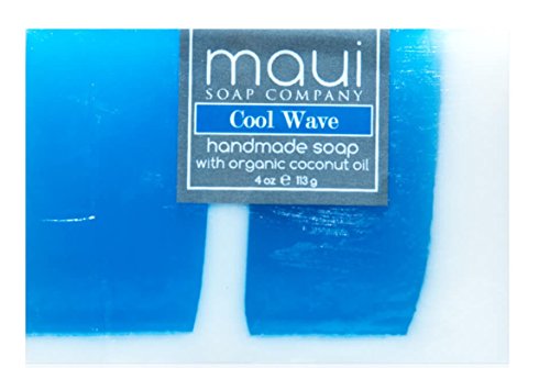 Maui Soap Company Handmade Hawaiian Soap (4 Ounce, Cool Wave)