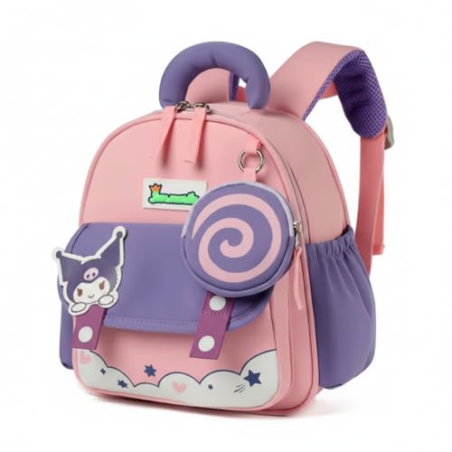 Mochila Infantil Unissex Juvenil Reforçada Passeio Viajem Escolar 3D De Primeira Qualidade Grande Capacidade ALWY (Boneca ROSA)