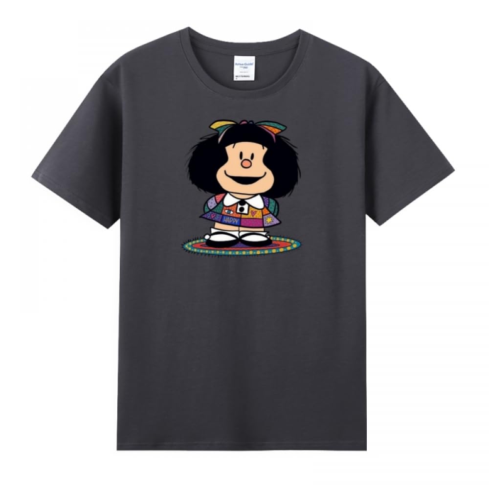Happy Mafalda Short Sleeve T-Shirt for Adult Women