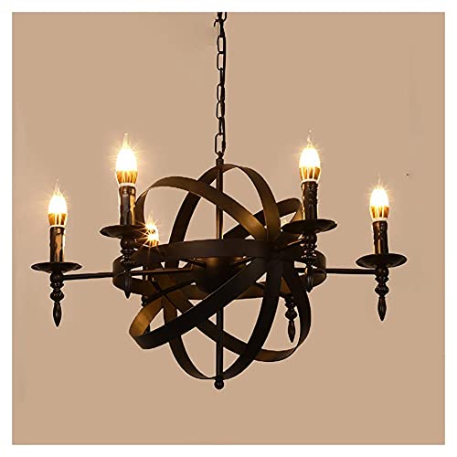 Lustre pour salle à manger en corde de chanvre vintage
