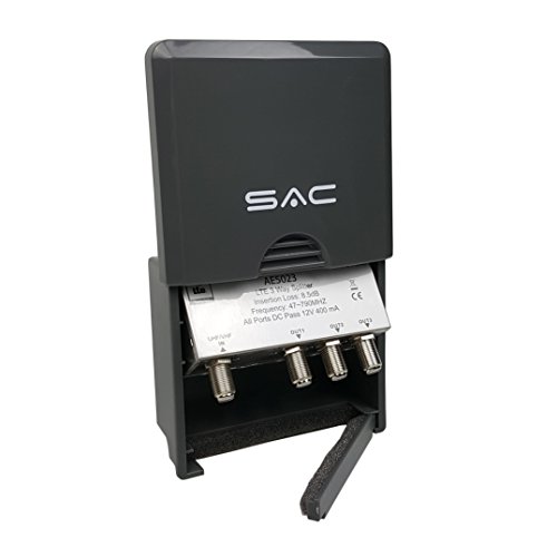 Sac 3 voies LTE masthead répartiteur extérieur TV blindé DC Pass UHF VHF