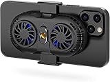SakuraClub Semi-Conductor Phone Cooler, Cellphone Radiator with Dual Cooling Chip, Cooling Case for iOS/Android Phones, Fit for Mobile Gaming, Video Streaming, Car Driving (Need to Be Plugged in)