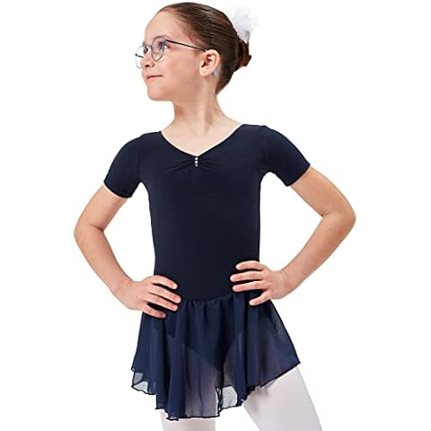 tanzmuster ® Ballettkleid Mädchen Kurzarm Cover