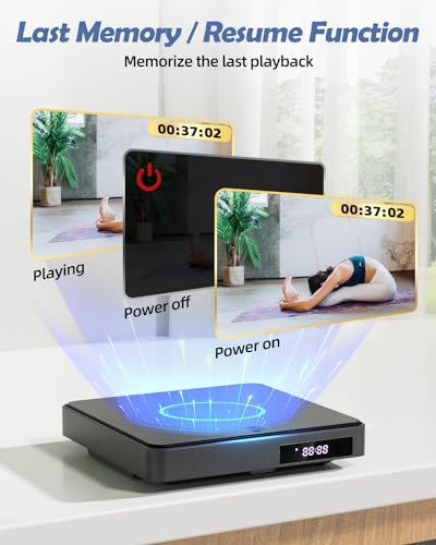 Image of ARAFUNA DVD Players for TV HDMI RCA, 1080P, All Region Free, USB /TF Port | Small DVD /CD Player with Remote Control Support PAL /NTSC Plays and Multiple Formats for Home, Travel
