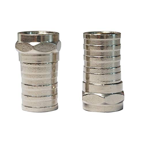 RG6 Coaxial Crimp Connector For Permanent Coaxial Cable