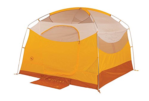 Big Agnes Big House Deluxe Camping Tent, Gold/White Color, 6 Person