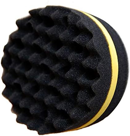 1 Pack Small Holes Barber Hair Brush Sponge Dreads Locking Twist Afro Curl Coil Wave Hair Care Tool by POPBRUSH (1 Pack, Small)