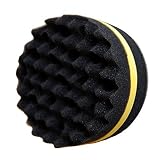 1 Pack Small Holes Barber Hair Brush Sponge Dreads Locking Twist Afro Curl Coil Wave Hair Care Tool