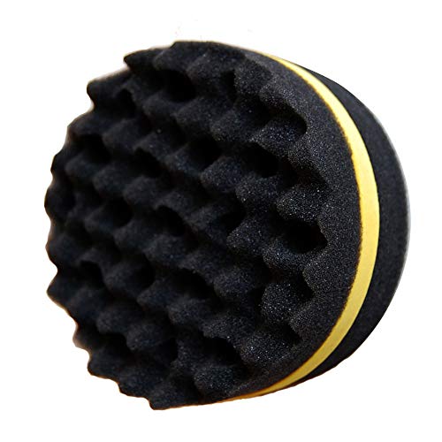1 Pack Small Holes Barber Hair Brush Sponge Dreads Locking Twist Afro Curl Coil Wave Hair Care Tool By Popbrush (1 Pack, Small) #TOP19