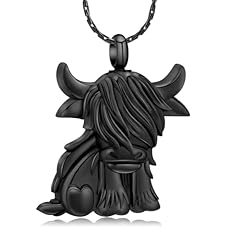 Y-Highland Cow-Black