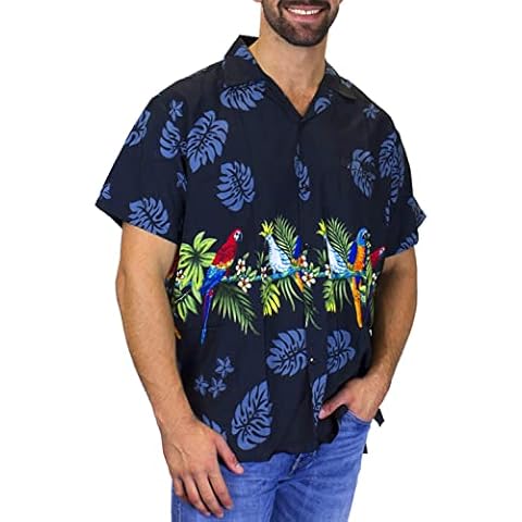 V.H.O. Camisa casual manga 3/4 para hombre negro Cover