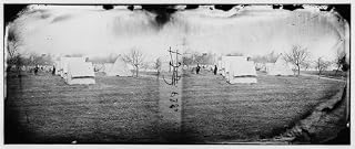 HistoricalFindings Photo: Balloon Camp,Tents,Burnside's Expedition,Falmouth,Virginia,VA,Civil War,1863