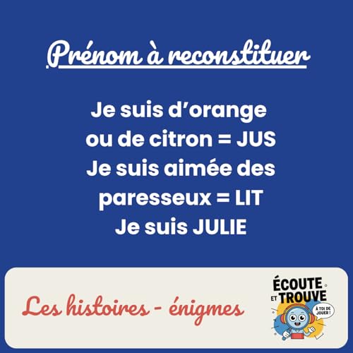 『Les prénoms à reconstituer』のカバーアート