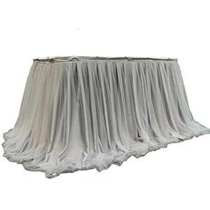 PSNKLMM Tüll-Tischrock 1M für Festlichkeiten