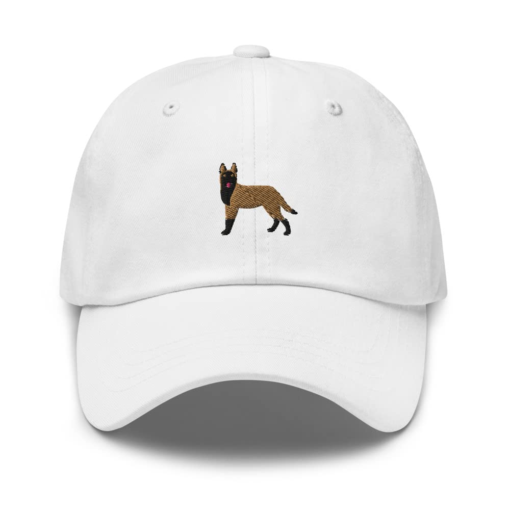 Belgian Malinois hat, Colored Malinois hat, Embroidered Unisex Baseball hat, Belgian Malinois Gifts, Dog mom dad hat.