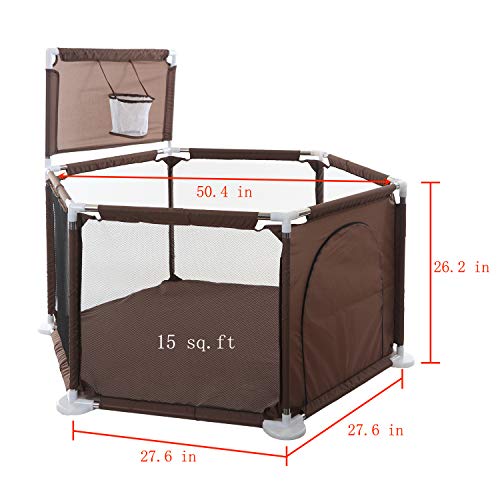 image for KINGBO Baby Play Yard / Ball Pits / Baby Playpen / Fence for Baby, 15 