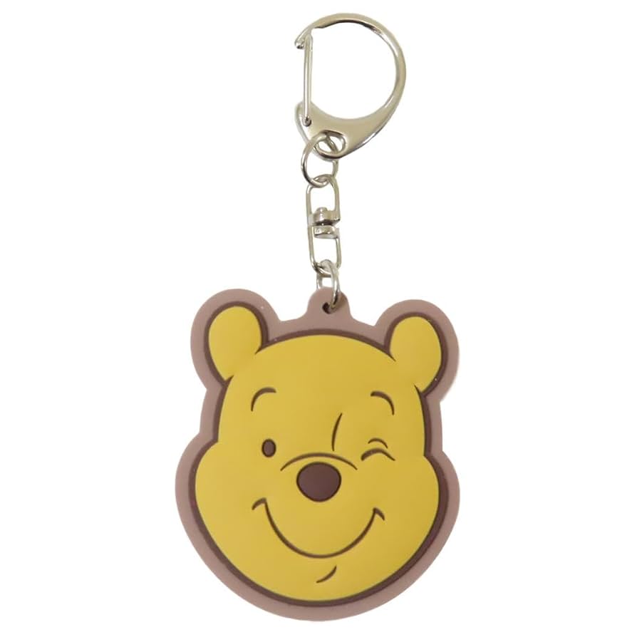 Amazon.co.jp: くまのプーさん[キーリング]ラバーキーホルダー
