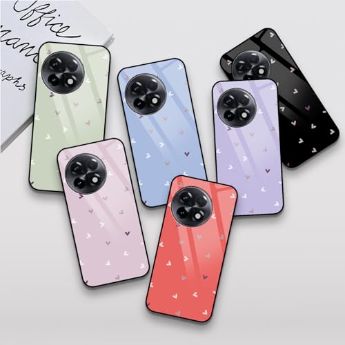 Image of COLORflow Back Cover Compatible with OnePlus 11R 5G | Family of Hearts Color Customized | Shockproof TPU Bumper with Camera Protection Back Cover Compatible with OnePlus 11R 5G