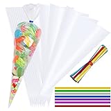 【Material】Die Geschenktüte ist eine Opp-Plastiktüte aus Verbundmaterialien, mit einem explosionssicheren Randdesign als Ganzes, das nicht leicht zu brechen ist. Ungiftig, geruchlos, umweltfreundlich, kann Lebensmittel besser konservieren.