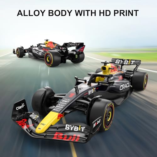 132 redbull f1 rb19 metal diecast cars with free wheels formula 1 racing model car ideal slot cars collectibles gifts for formula one fans blue