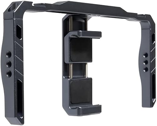 9.Solutions Plataforma de video para teléfono inteligente, estabilizador de video de mano, kit de aparejo de video de mano, jaula de vlogging para