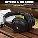 1Mii Y8+ Hybrid Active Noise Cancelling Headphones, 100H Ultra Playtime, Bluetooth 6.0 Over Ear, Wireless Hi-Res Audio & Deep Bass, Comfort for Travel & Home Office, AI Chat & Custom EQ via APP, Black