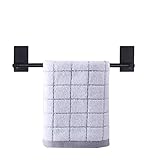 NearMoon Self Adhesive Bathroom Towel Bar- Stainless Steel Bath Wall Shelf Rack Hanging Towel Stick...