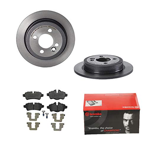 BREMBO BREMSSCHEIBEN Ø259MM + BREMSBELÄGE HINTEN FÜR MINI MINI CLUBMAN