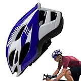 Casco de Ciclismo - Casco De Seguridad Accesorio para Bici,Protección Cabeza Ajustable Unisex Correa Barbilla Exterior Montaña Carretera Urbano