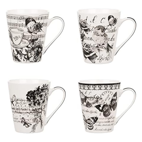 Invero Vintage Design Stoneware Mug Set Cover
