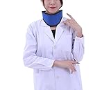 Strahlenschutzhaube Röntgenschutzmütze 0.35mmpb/0.5mmpb Bleihut Leicht Weich Kopfschutz für Zahnmedizin Radiologie CT Kliniken Unisex Blau(0.35mmpb One-piece Neckband)