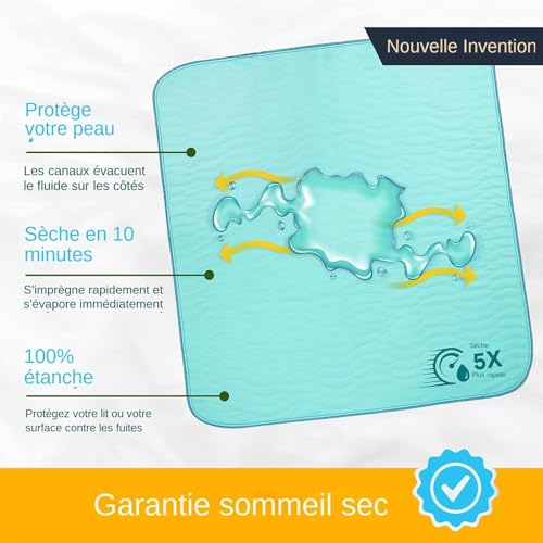 Protector de colchón impermeable y lavable con barrera total contra manchas y fluidos 8
