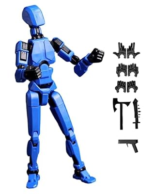 JEXOWIQ 1 pieza Figura De Acción T13, figuras, Muñeco Robot Articulado T-13 Figura De Acción Robot T13 Decoración De Escritorio para Los Amantes De Los Juegos De Juguete(azul) | Ya disponible en tu tienda friki favorita! En mundofriki.es! JEXOWIQ 1 pieza Figura De Acción T13, figuras, Muñeco Robot Articulado T-13 Figura De Acción Robot T13 Decoración De Escritorio para Los Amantes De Los Juegos De Juguete(azul) | Ya disponible en tu tienda friki favorita! En mundofriki.es!