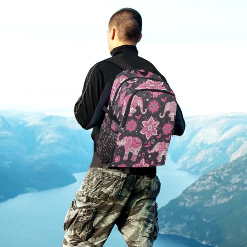 Sac à dos de randonnée pliable éléphant indien imperméable - 7