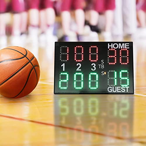 Marcador Digital De Baloncesto Profesional Con Control Remoto miniatura 5