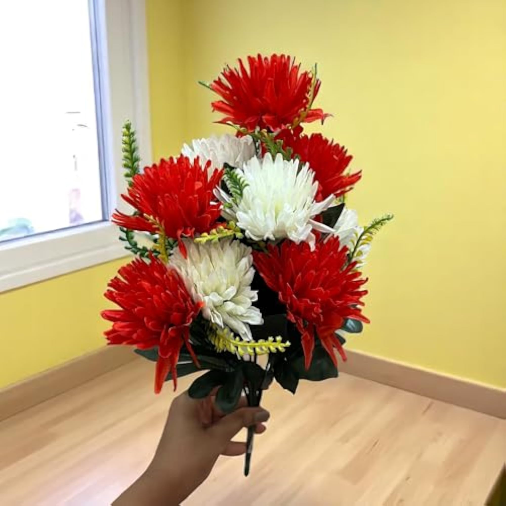 Artificial Marigold Flower Bouquets, Multicolor