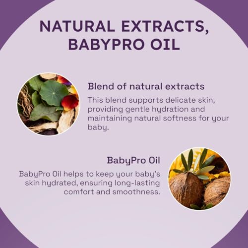 Image of ARISH BIO-NATURAL Baby Pro Body Massage Oil, Gentle & Nourishing Formula, Hydration & Moisture-Lock, Bath-Time Use, 200 ml (Pack of 1)