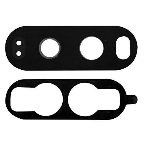 HONGYAN Cell Phone Accessories 10 PCS Back Camera Lens with Adhesive for LG V20 Phone Accessories (Color : Black)