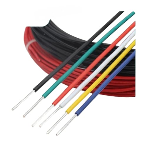 Alambre de cobre UL1007 de un solo núcleo 22 AWG aislamiento PVC para prototipos de robótica